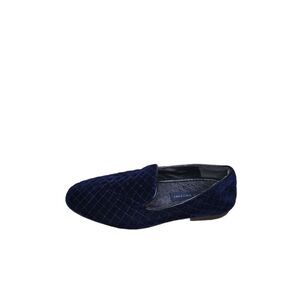 Giorgio Brutini Loafers Men Sz 9 M Blue‎ Velvet Low Heel Designer Workwear